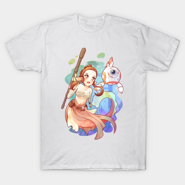 Fanart space mermaid T-Shirt by KawaiiDreamyPixie